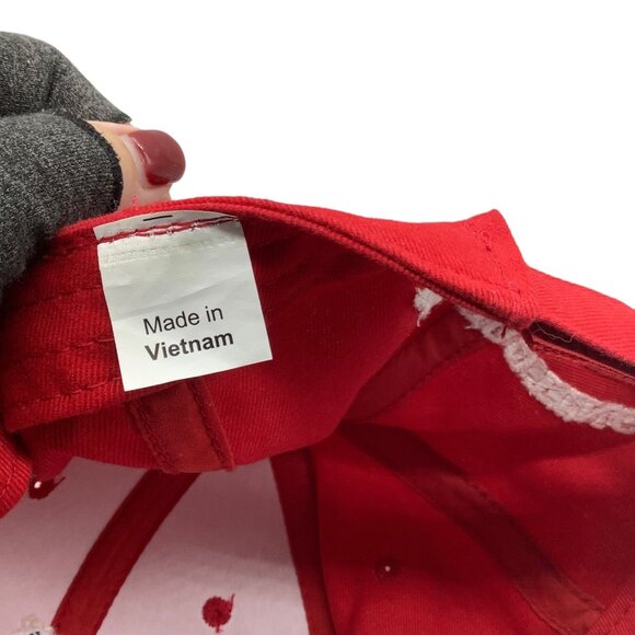 USA Shooting Embroidered Baseball Cap Adjustable Strap Red NWOT NEW - Picture 3 of 5